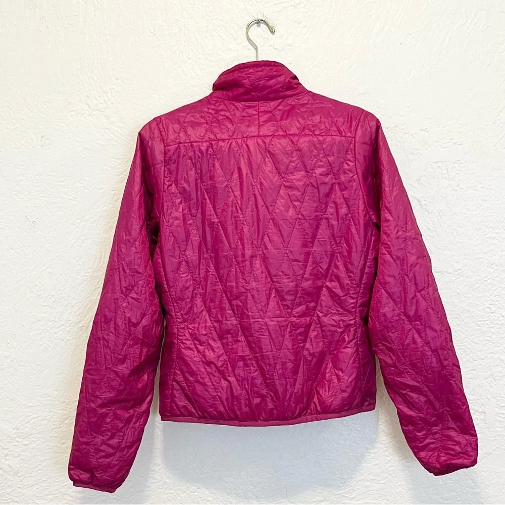 Patagonia Women's Diamond Quilted Pullover Nanopuff Jacket - Pink - Picture 8 of 13
